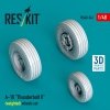 RESKIT RS48-0541 A-10 Thunderbolt II (weighted) wheels set (3D Printed) (1/48)